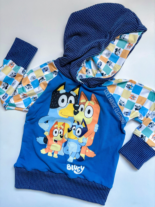 Blue Dog Hoodie (6-7Y)