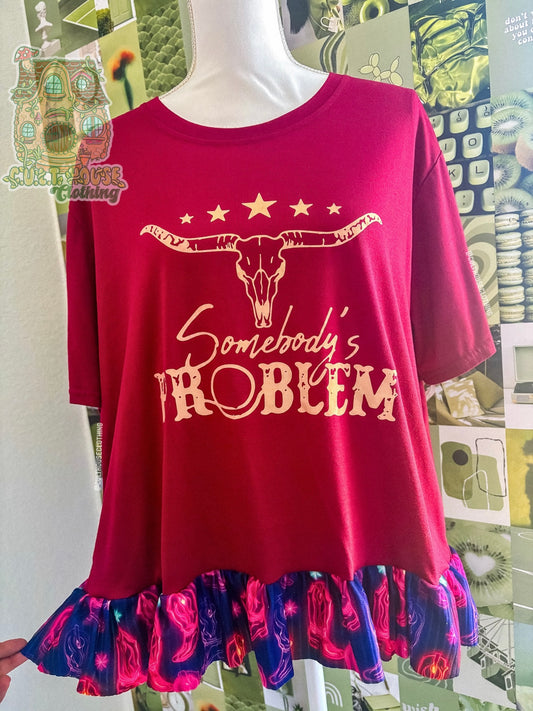 Somebody’s Problem Peplum(Adult 2XL)