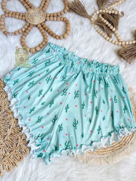 Cacti Cutie Sammie Shorts (Adult M)