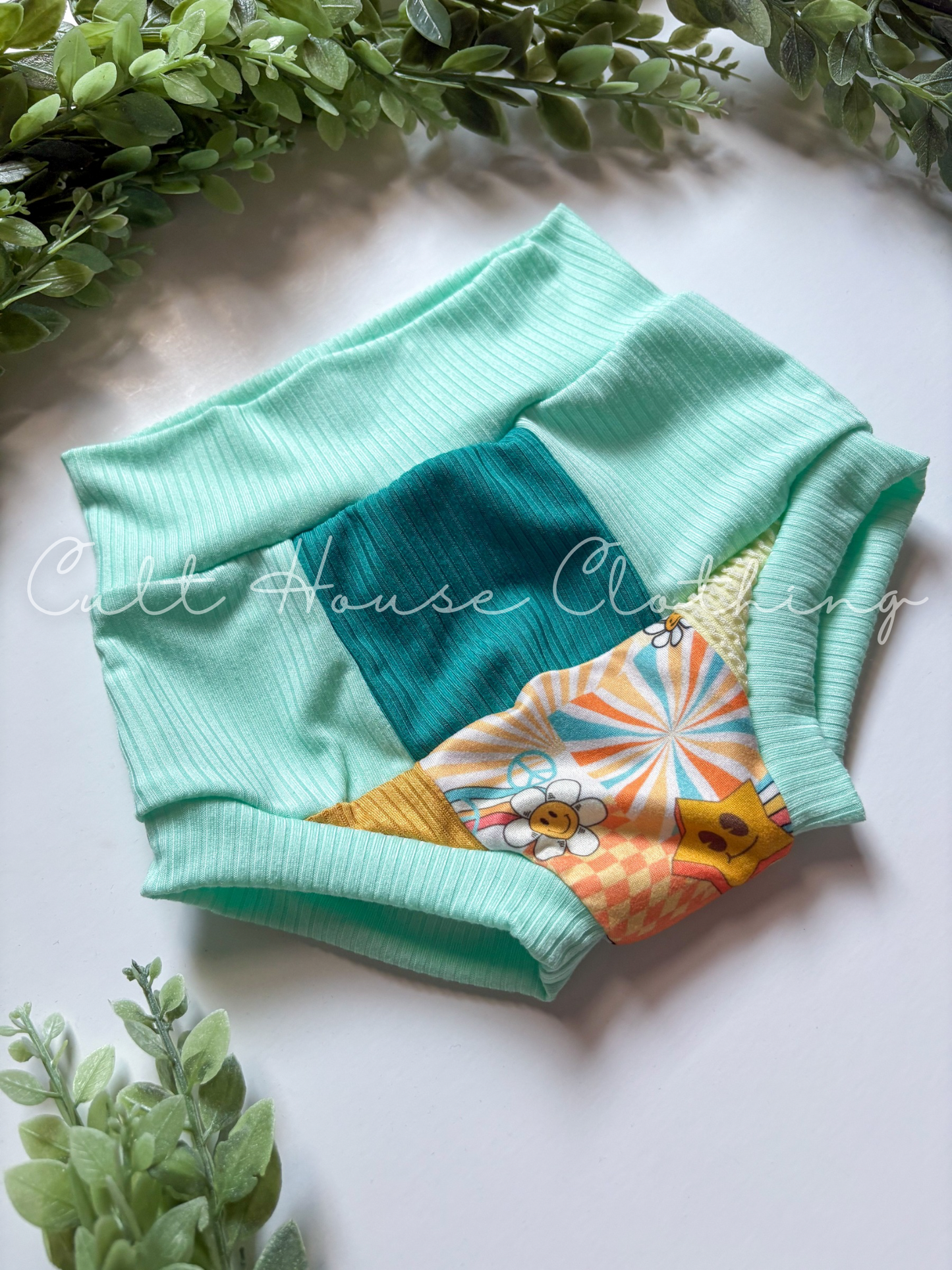 OOAK Follow UR Dreams Bummies (6/9M)