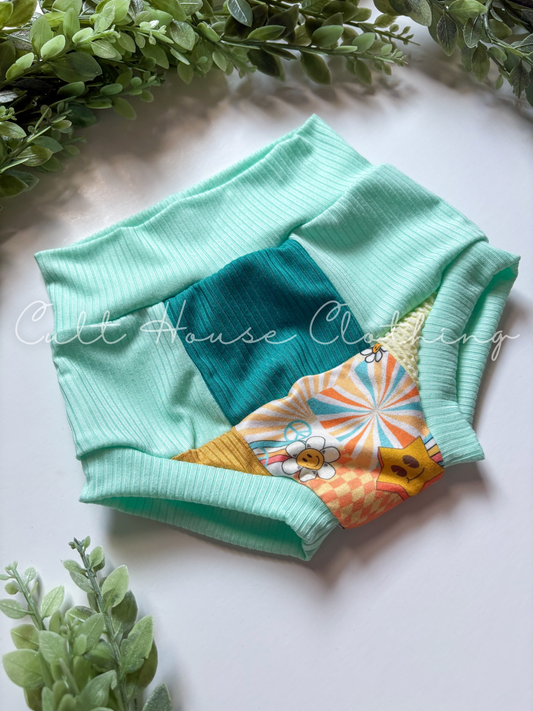 OOAK Follow UR Dreams Bummies (6/9M)