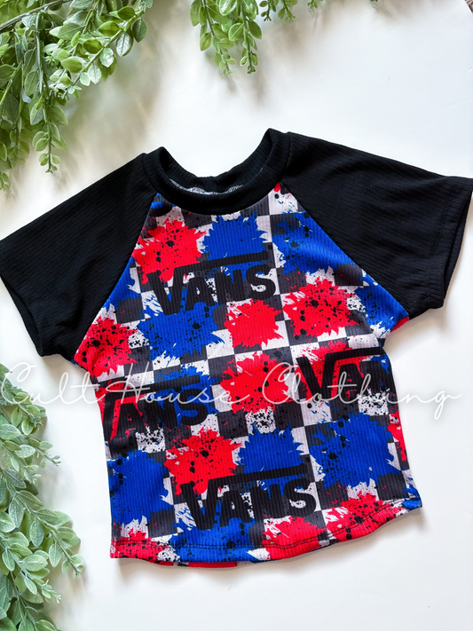 Skater RWB Raglan Tee (12/18 M)