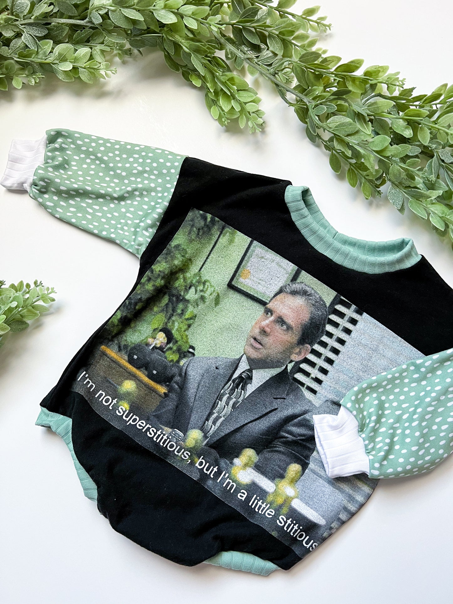 Superstitious Sweater Romper (9/12 M)