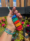 Rainbow Stripes Keychain