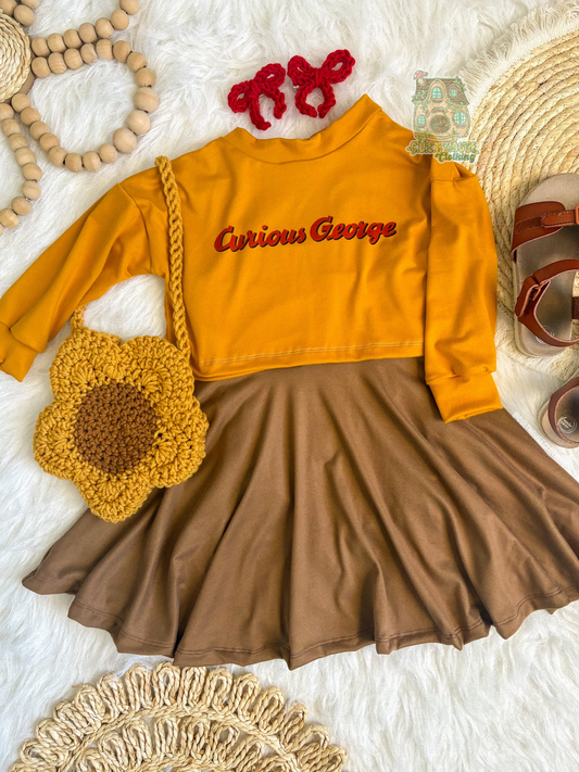 Curious Monkey OOAK Set (2T)