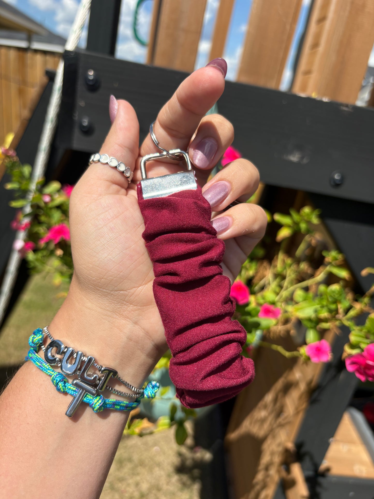 Maroon Keychain