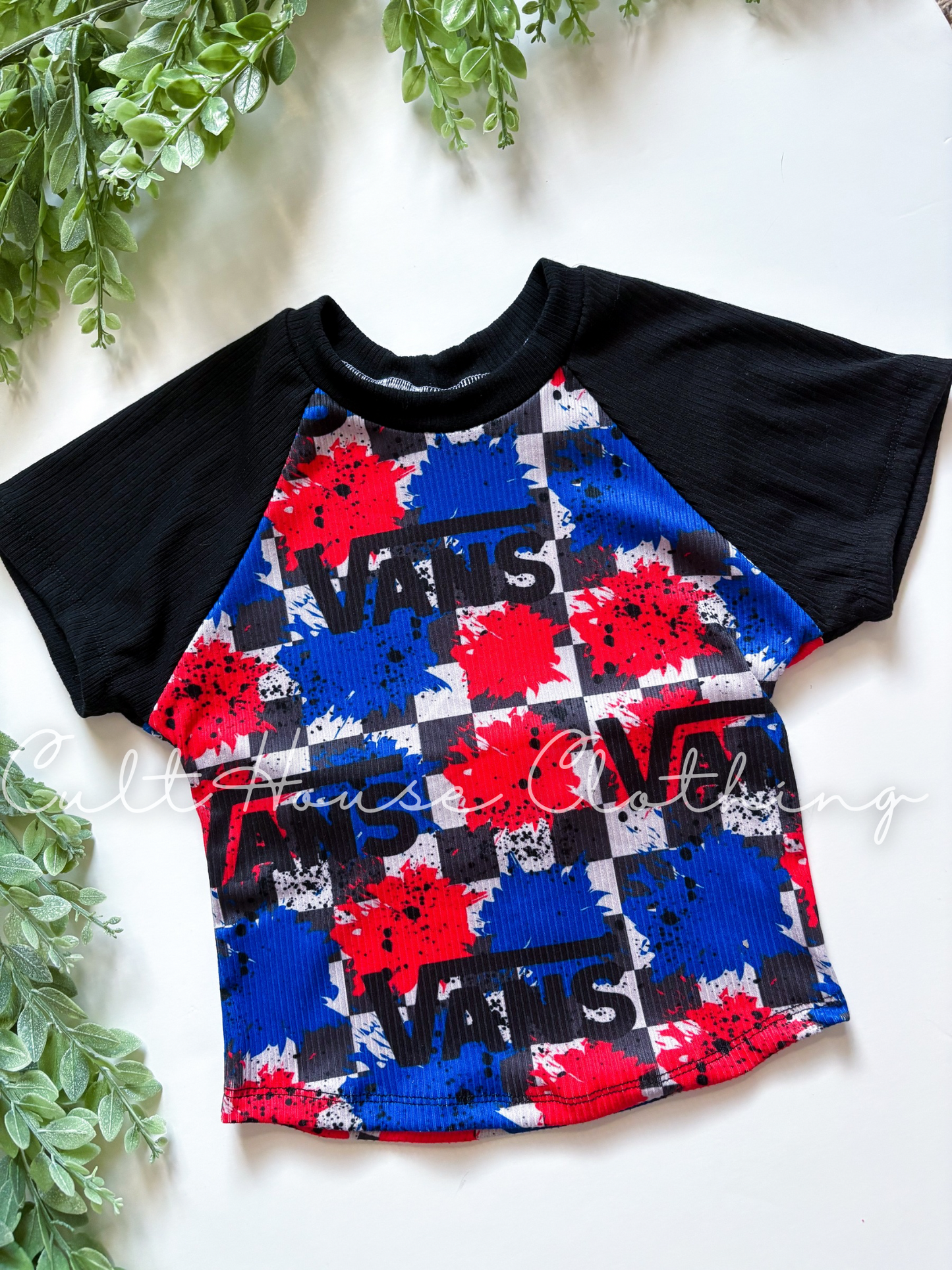 Skater RWB Raglan Tee (12/18 M)