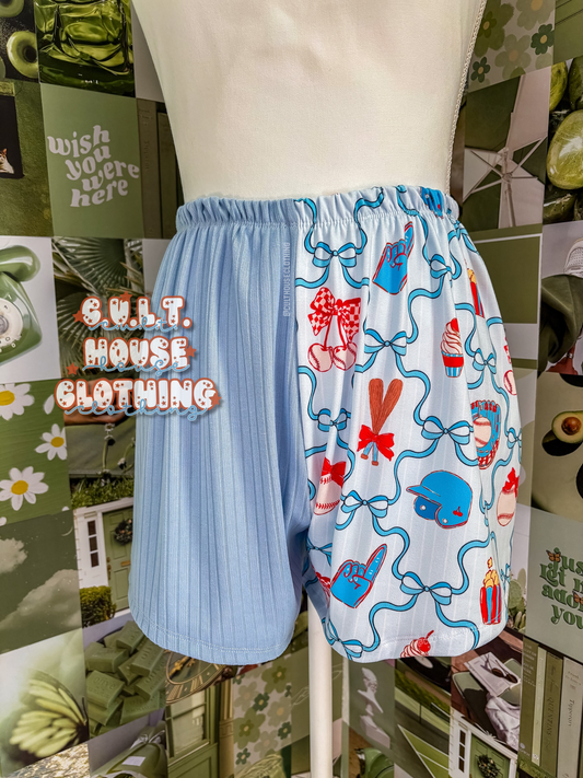 Ballpark Babe Breezy Shorts (fits Youth LG-Adult SM)