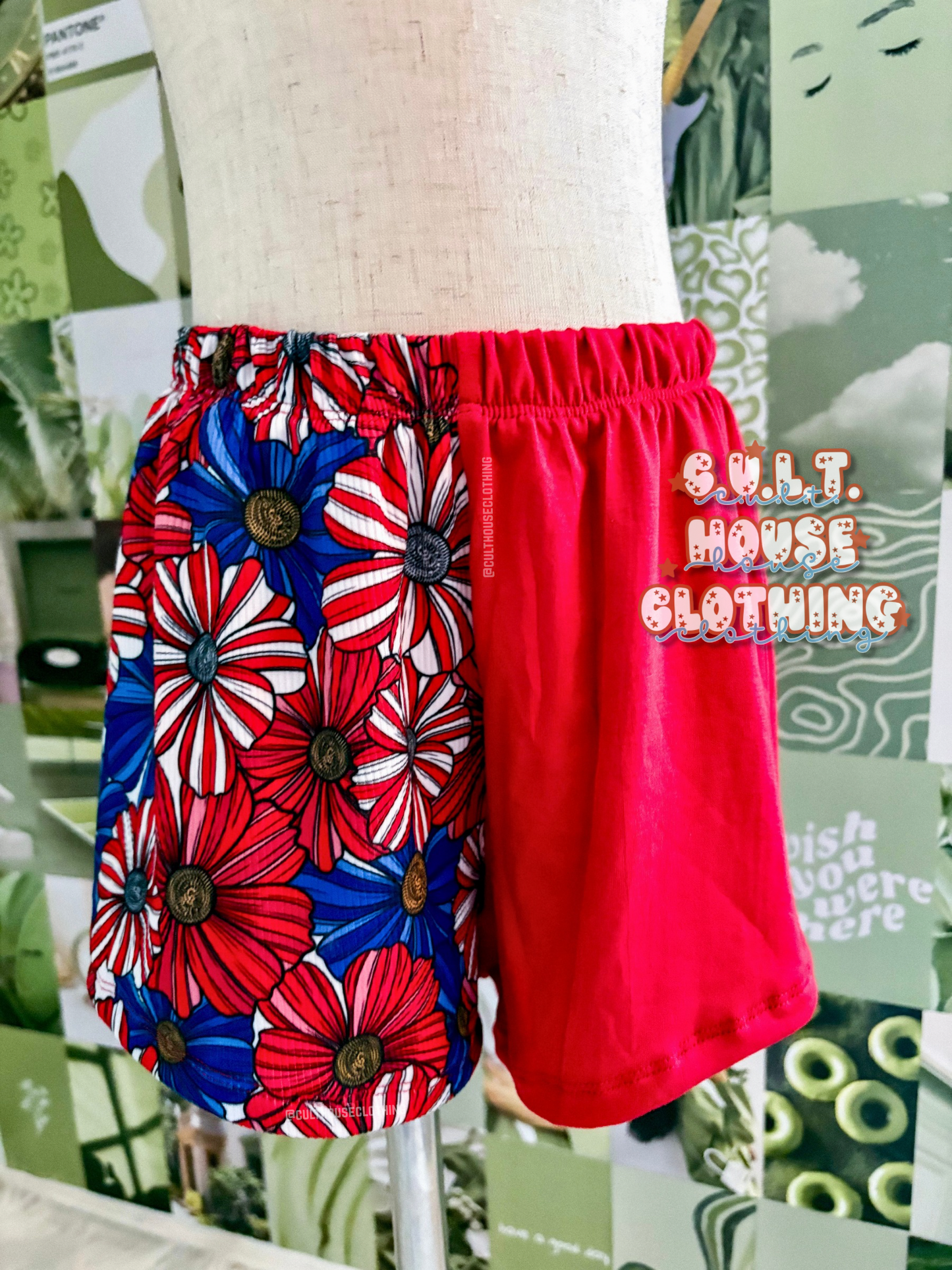 Americana Breezy Shorts (fits youth S/M)