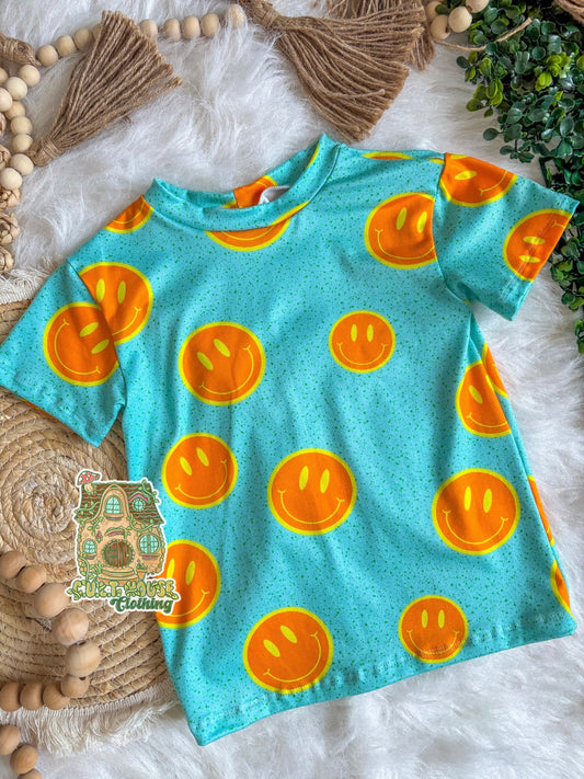Retro Smiley Basic Tee (18/24M)